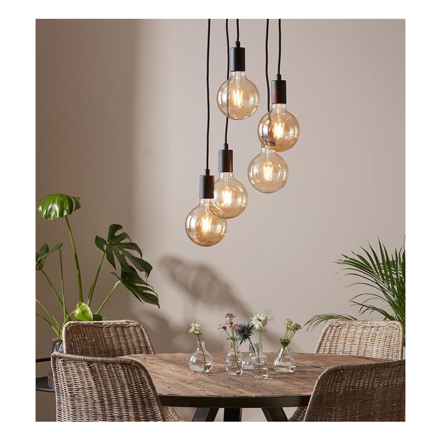 Markslöjd 107467 - Hanglamp aan koord SKY 5xE27/60W/230V