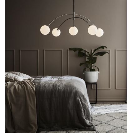 Markslöjd 107559 - Hanglamp aan koord HEAVEN 5xG9/28W/230V