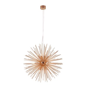 Markslöjd 107752 - Hanglamp aan een koord SOLEIL 12xE14/20W/260V Roségoud