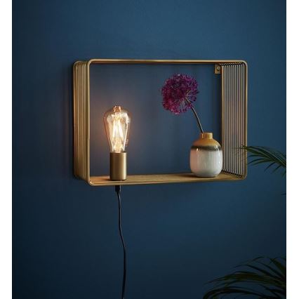 Markslöjd 107815 - Wandlamp SHELF 1xE27/60W/230V