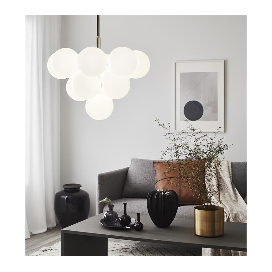 Markslöjd 107903 - Hanglamp met vaste pendel MERLOT 13xG9/20W/230V