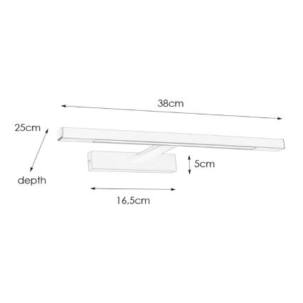 Markslöjd 107910 - LED Badkamer spiegelverlichting NEPTUNUS LED/6W/230V IP44