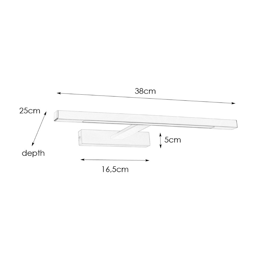 Markslöjd 107910 - LED Badkamer spiegelverlichting NEPTUNUS LED/6W/230V IP44