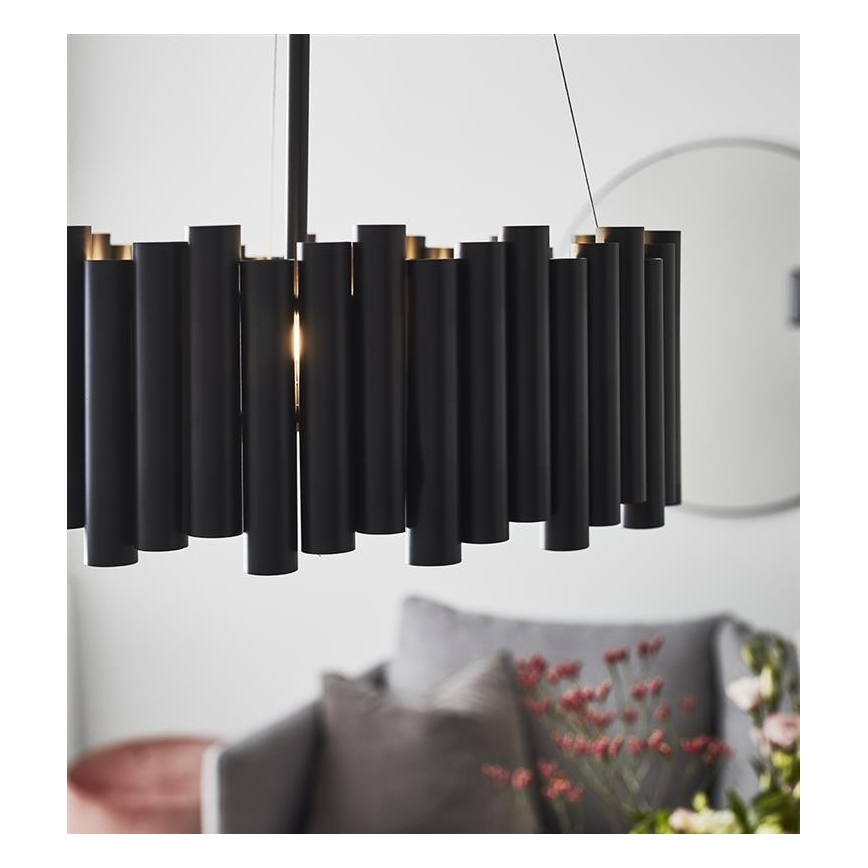 Markslöjd 107925 - Hanglamp met vaste pendel LEVEL 3xE27/60W/230V
