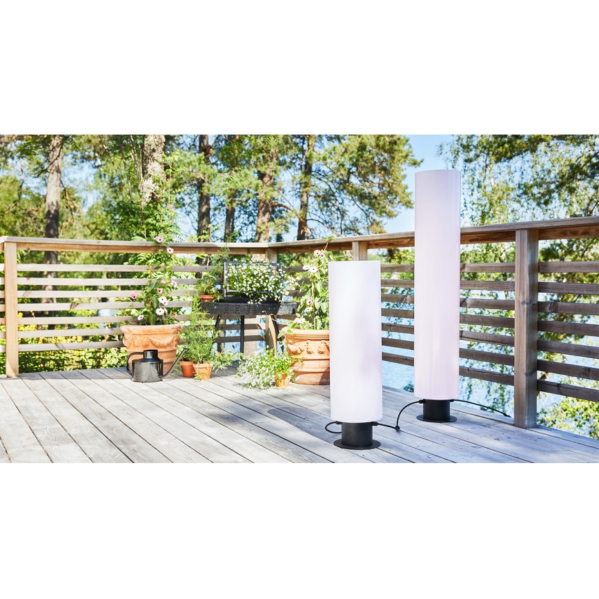 Markslöjd 107985 - LED buitenlamp GARDEN24 LED/12W/24V 70 cm IP44 zwart