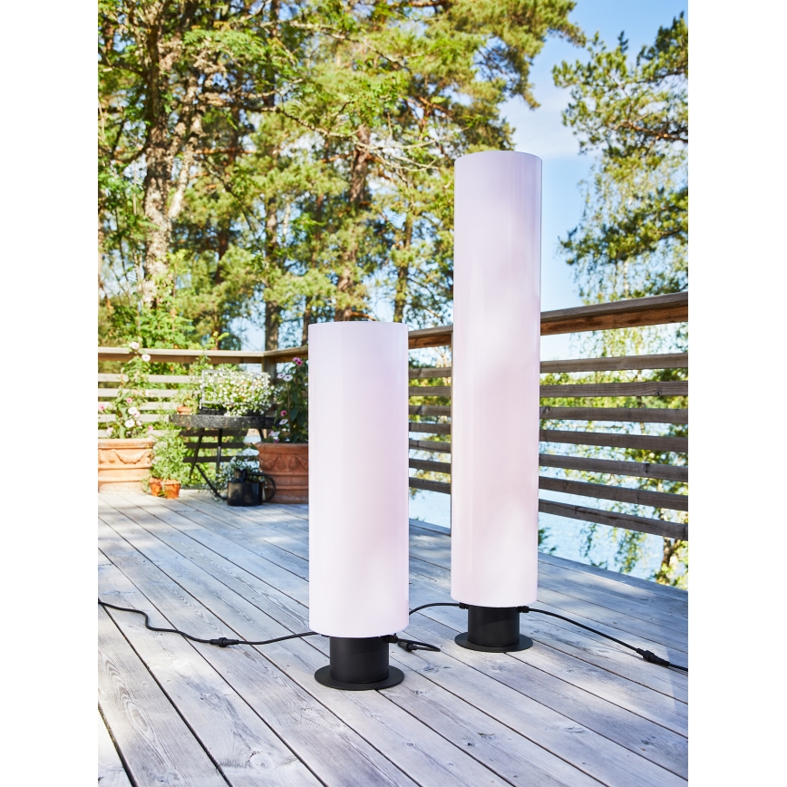 Markslöjd 107985 - LED buitenlamp GARDEN24 LED/12W/24V 70 cm IP44 zwart