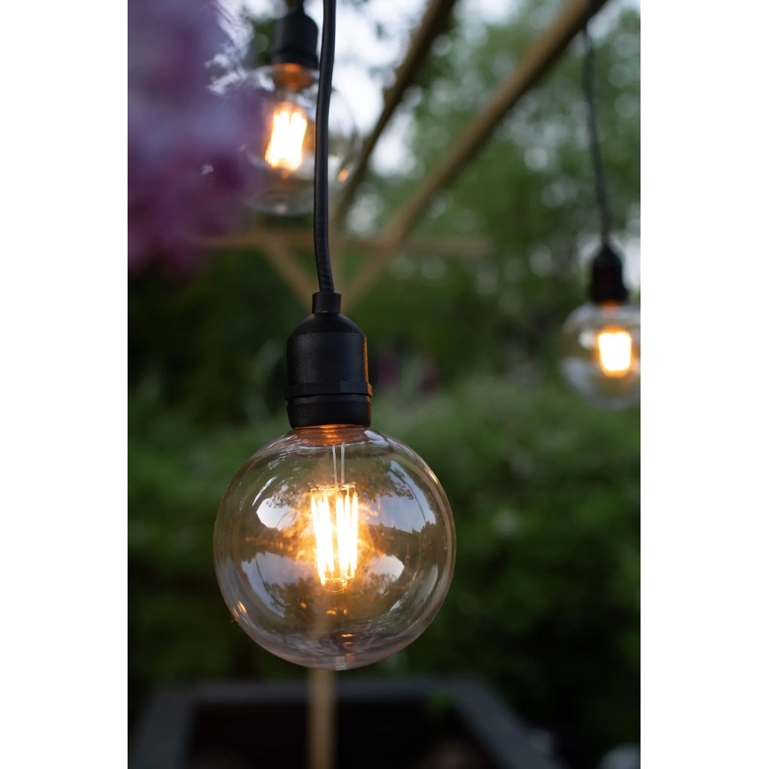 Markslöjd 107989 - LED hanglamp voor buiten GARDEN24 LED/2,86W/24V IP44 zwart/helder