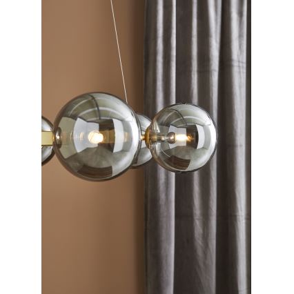 Markslöjd 108050 - Hanglamp aan een koord CIRCLE 6xG9/20W/230V goud