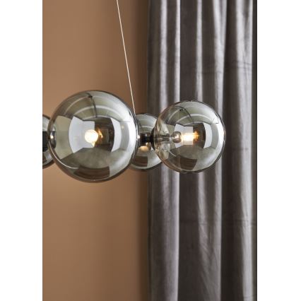 Markslöjd 108051 - Hanglamp aan een koord CIRCLE 6xG9/20W/230V zwart