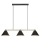 Markslöjd 108074 - Hanglamp aan koord KLINT 3xE14/40W/230V zwart