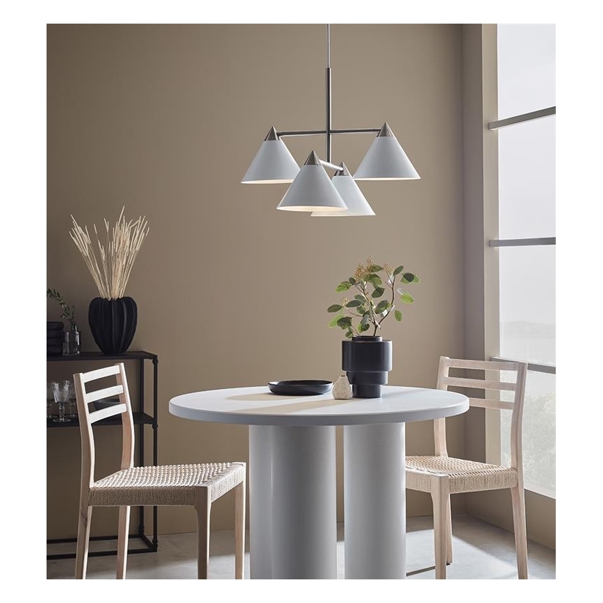 Markslöjd 108077 - Hanglamp aan koord KLINT 4xE14/40W/230V wit