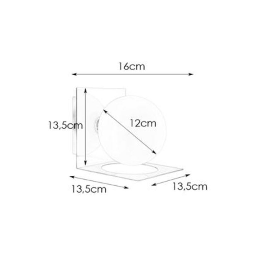 Markslöjd 108085 - Badkamer wandlamp ZENIT 1xG9/18W/230V IP44
