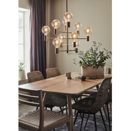 Markslöjd 108117 - Hanglamp  PARIS 10xE27/60W/230V gouden