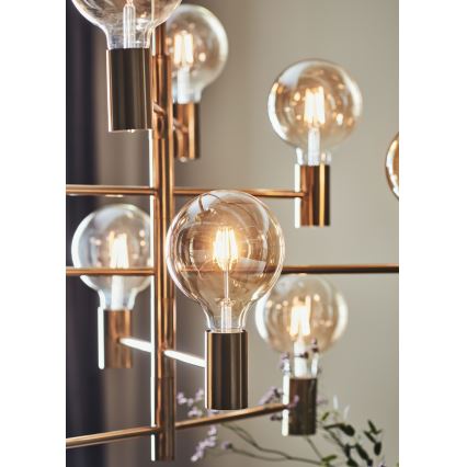 Markslöjd 108117 - Hanglamp  PARIS 10xE27/60W/230V gouden