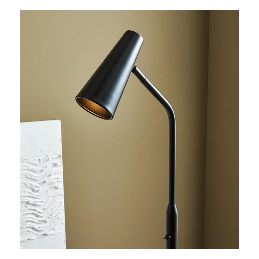 Markslöjd 108206 - Vloerlamp CREST 1xGU10/7W/230V zwart