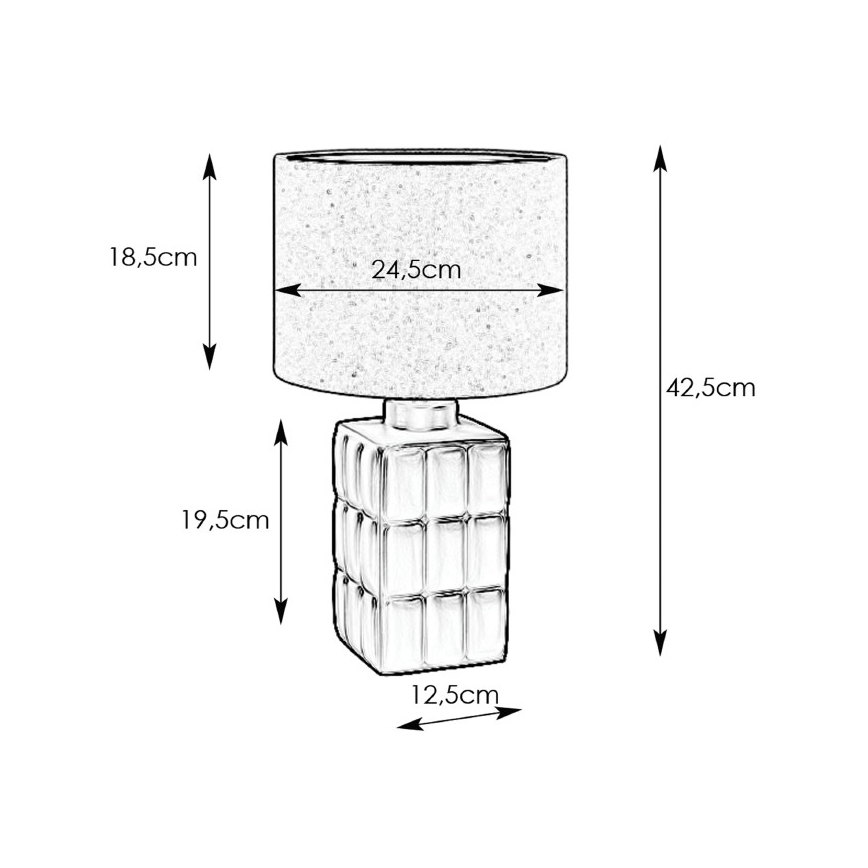 Markslöjd 108248 - Tafel Lamp CUSCINI 1xE14/40W/230V