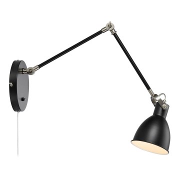 Markslöjd 108250 - Wandlamp HOUSE 1xE14/40W/230V zwart