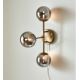 Markslöjd 108253 - Wand Lamp TRINITY 3xG9/20W/230V goud/grijs