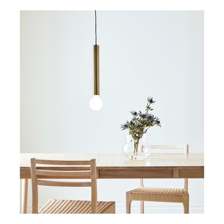 Markslöjd 108259 - Hanglamp aan koord SENCILLO 1xE27/40W/230V gouden