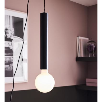 Markslöjd 108260 - Hanglamp aan een touw SENCILLO 1xE27/40W/230V zwart