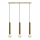Markslöjd 108261 - Hanglamp aan een koord SENCILLO 3xE27/40W/230V goud