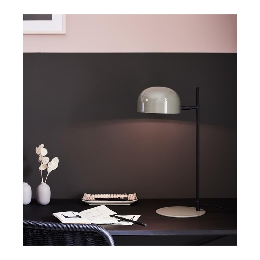 Markslöjd 108292 - Tafel Lamp POSE 1xE14/25W/230V grijs