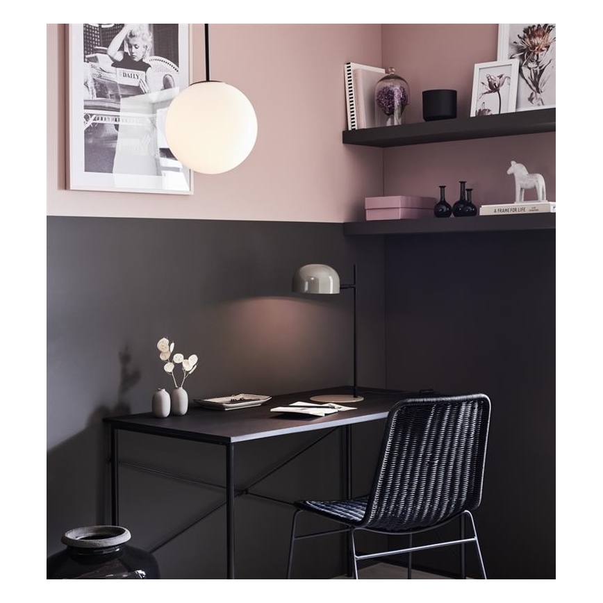 Markslöjd 108292 - Tafel Lamp POSE 1xE14/25W/230V grijs