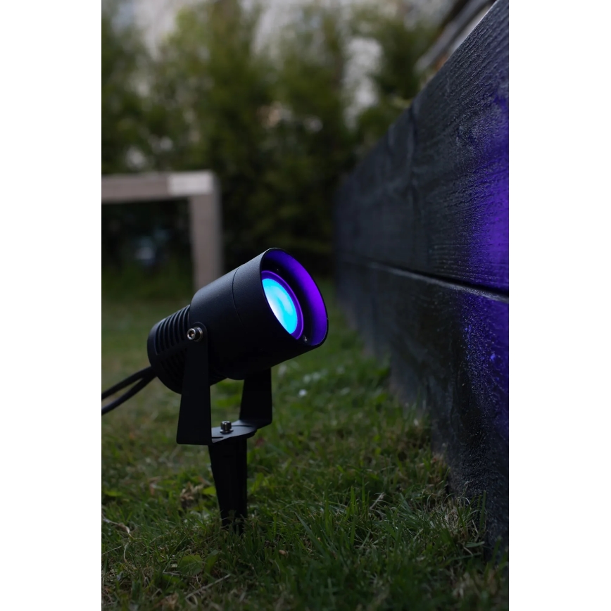 Markslöjd 108404 - LED RGBW Buitenlamp GARDEN24 LED/6W/24V 30 cm IP44 zwart