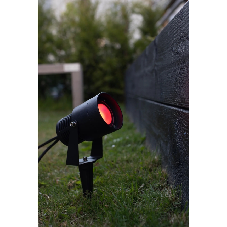 Markslöjd 108404 - LED RGBW Buitenlamp GARDEN24 LED/6W/24V 30 cm IP44 zwart