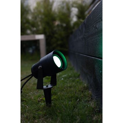 Markslöjd 108404 - LED RGBW Buitenlamp GARDEN24 LED/6W/24V 30 cm IP44 zwart