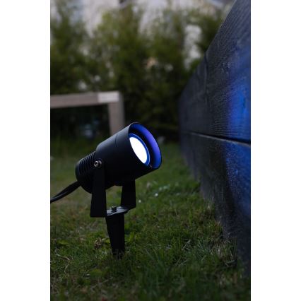 Markslöjd 108404 - LED RGBW Buitenlamp GARDEN24 LED/6W/24V 30 cm IP44 zwart