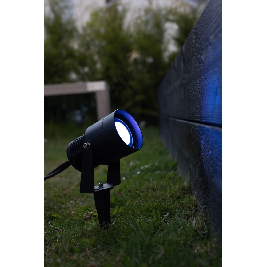 Markslöjd 108404 - LED RGBW Buitenlamp GARDEN24 LED/6W/24V 30 cm IP44 zwart