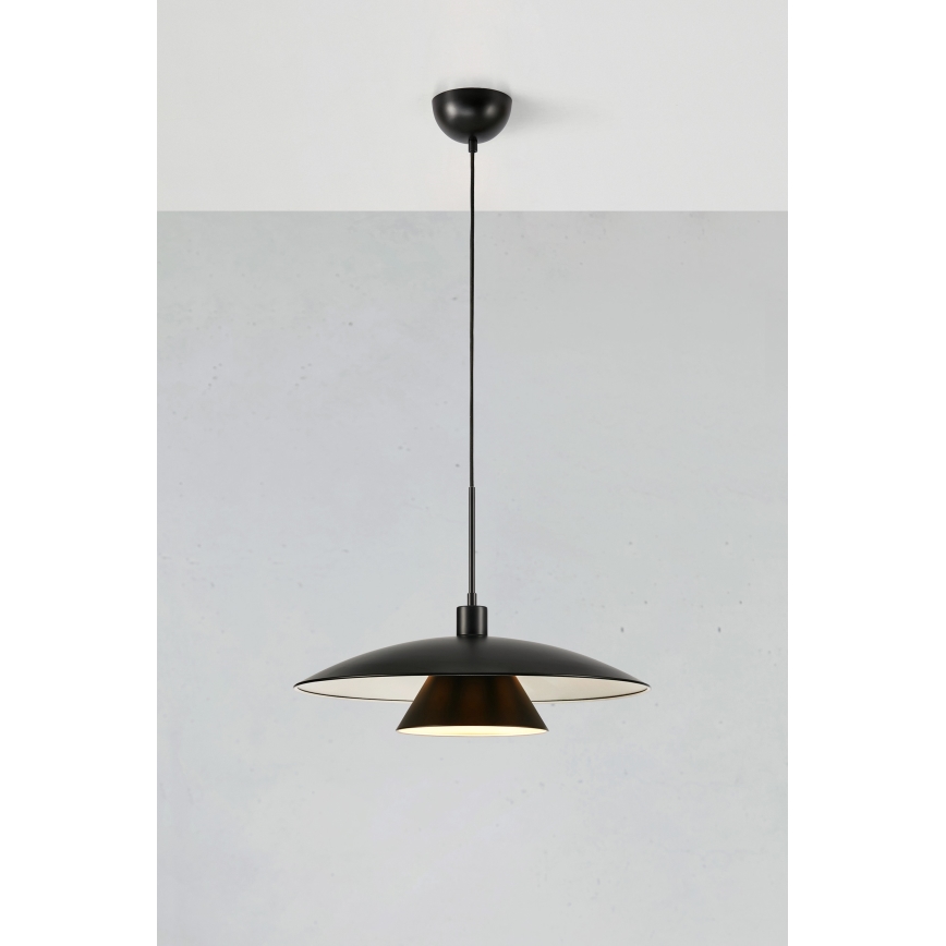 Markslöjd 108431 - Hanglamp aan een koord MILLINGE 1xE27/40W/230V zwart
