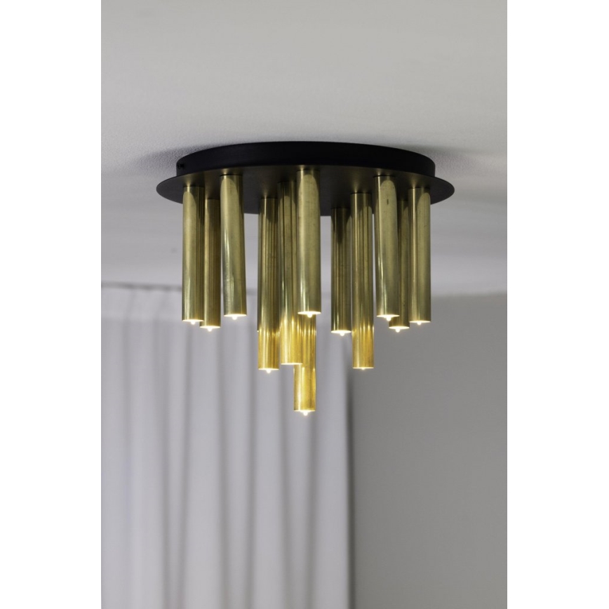 Markslöjd 108504 - Plafondlamp GOCCE 13xG9/10W/230V goud/zwart