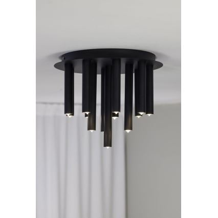 Markslöjd 108505 - Plafondlamp GOCCE 13xG9/10W/230V zwart