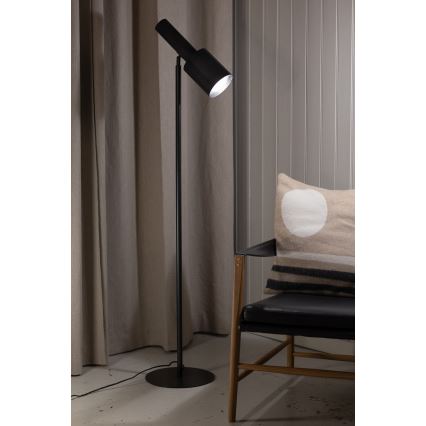 Markslöjd 108542 - Staande Lamp OZZY 1xE27/40W/230V zwart