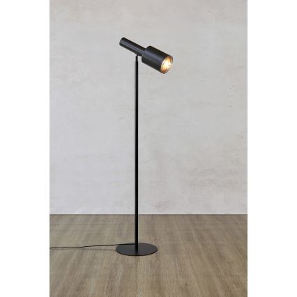 Markslöjd 108542 - Staande Lamp OZZY 1xE27/40W/230V zwart