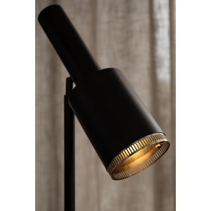 Markslöjd 108542 - Staande Lamp OZZY 1xE27/40W/230V zwart
