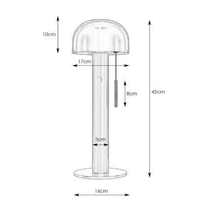 Markslöjd 108577 - Tafellamp COSTA 2xG9/18W/230V wit/mat chroom