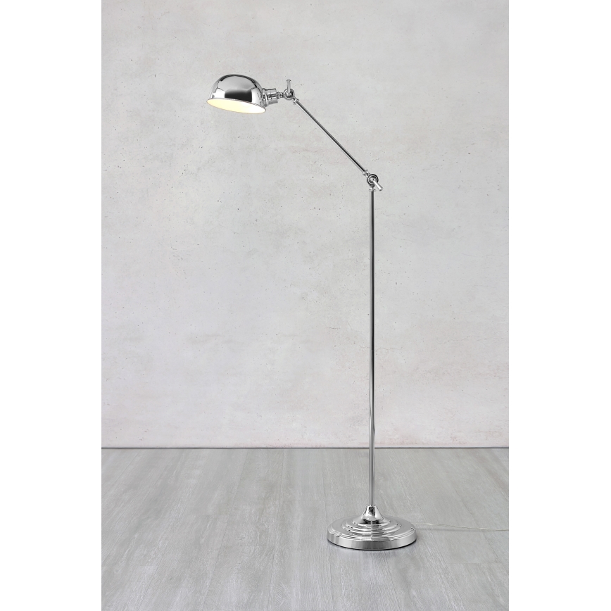 Markslöjd 108585 - Staande Lamp PORTLAND 1xE27/40W/230V glanzend chroom