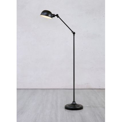 Markslöjd 108586 - Staande Lamp PORTLAND 1xE27/40W/230V zwart