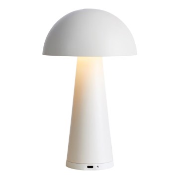 Markslöjd 108656 - LED Dimbaar rechargeable lamp FUNGI LED/1,5W/5V IP44 wit