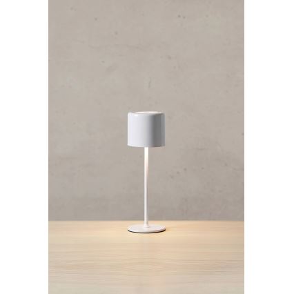 Markslöjd 108658 - LED Dimbaar rechargeable lamp FILO LED/2W/5V IP44 30 cm wit