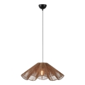 Markslöjd 108681 - Hanglamp aan een koord NAMI 1xE27/40W/230V bruin