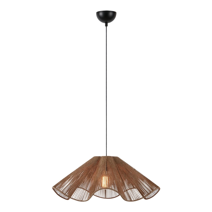Markslöjd 108681 - Hanglamp aan een koord NAMI 1xE27/40W/230V bruin