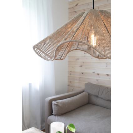 Markslöjd 108681 - Hanglamp aan een koord NAMI 1xE27/40W/230V bruin