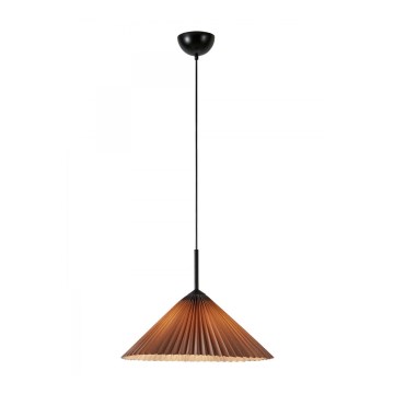 Markslöjd 108709 - Hanglamp aan een koord PLISADO 1xE27/40W/230V diameter 50 cm grijs