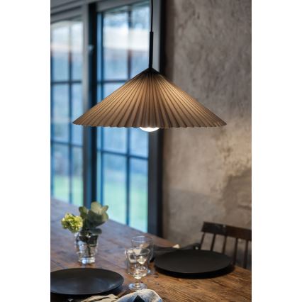 Markslöjd 108709 - Hanglamp aan een koord PLISADO 1xE27/40W/230V diameter 50 cm grijs