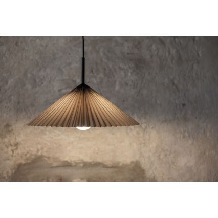 Markslöjd 108709 - Hanglamp aan een koord PLISADO 1xE27/40W/230V diameter 50 cm grijs