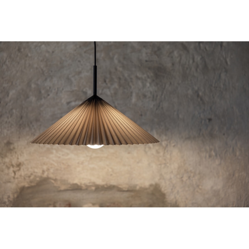 Markslöjd 108709 - Hanglamp aan een koord PLISADO 1xE27/40W/230V diameter 50 cm grijs